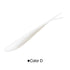 Spinpoler 2" 3" 4" Soft Fishing Lures Jerk Minnow Shad Drop Shot Soft Bait Swimbait Split Tail for Bass Trout Pike Walleye Pesca
